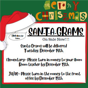 Santa Grams are on sale now